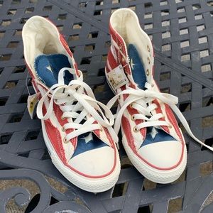 VINTAGE CONVERSE ALL STAR, HI-TOP SNEAKERS
